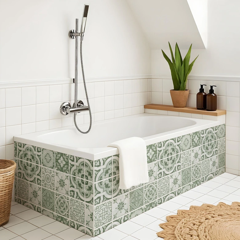 Fliesenaufkleber Ornamente-Set - 12er Set 