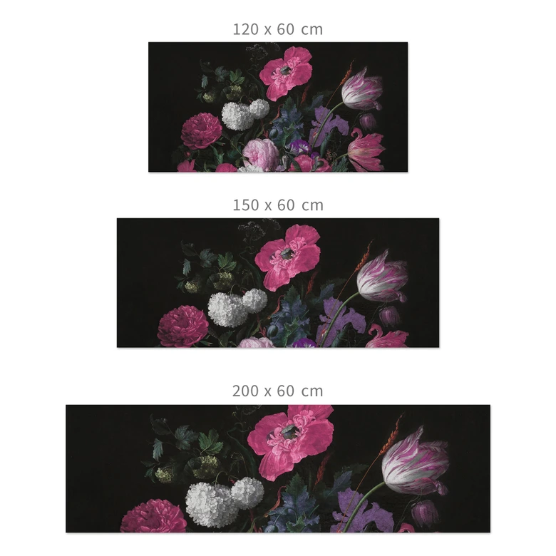 Küchenrückwand Florales Bouquet im Mignon-Stil - Bloomery Decor 