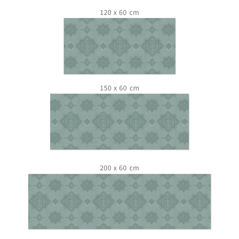 Küchenrückwand Mandala-Muster Marrakesch Grün - Bloomery Decor 