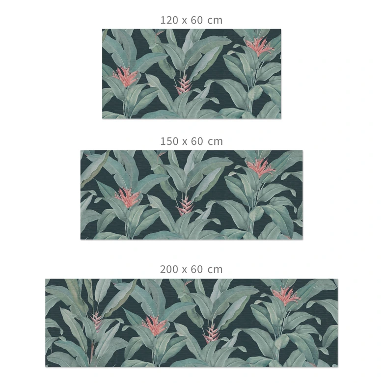 Küchenrückwand Urban Jungle Tropenblätter Grün - Bloomery Decor 