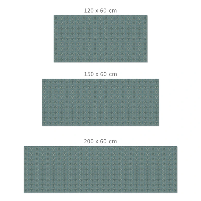 Ornament Küchenrückwand Vintage Mandala in Türkisgold - Bloomery Decor 