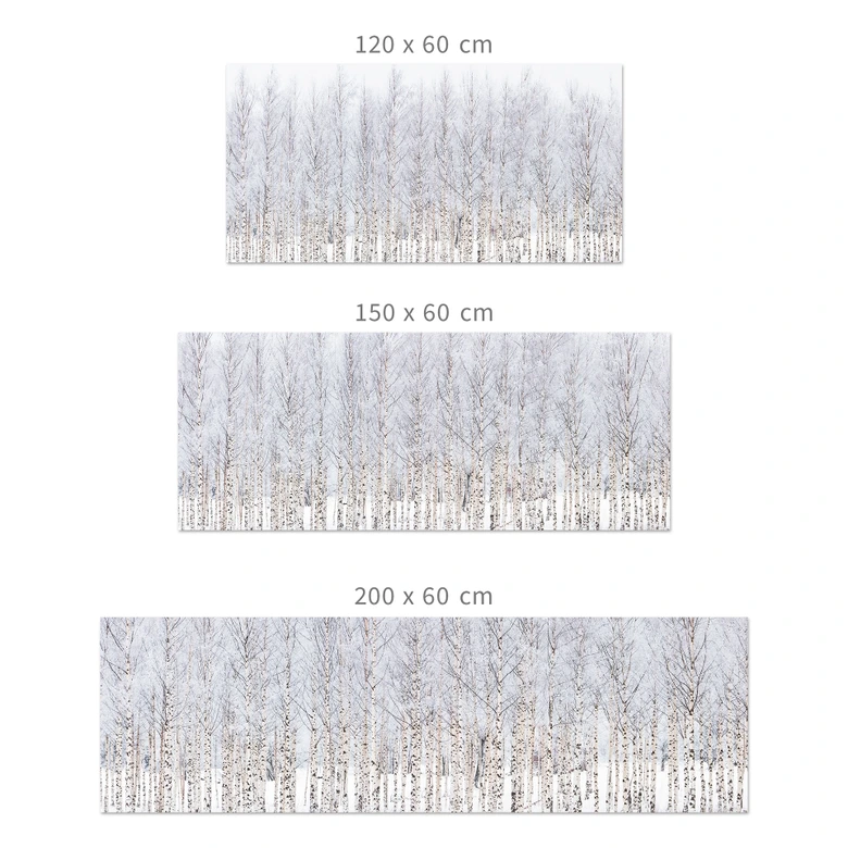 Küchenrückwand mit Natur-Motiv Birkenwald im Winter - EMELIEmaria 
