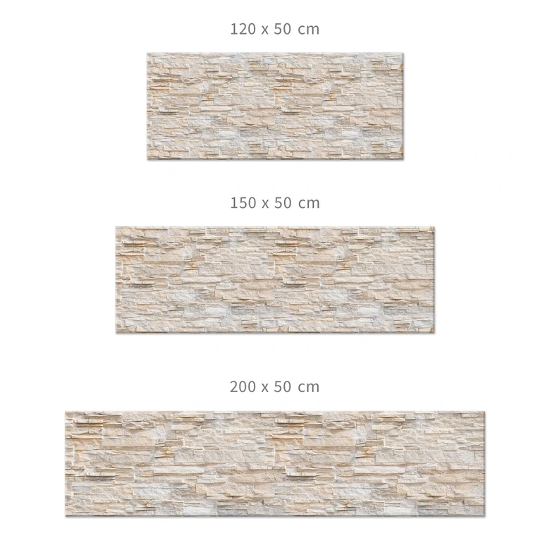 Küchenrückwand Natursteinmauer 
