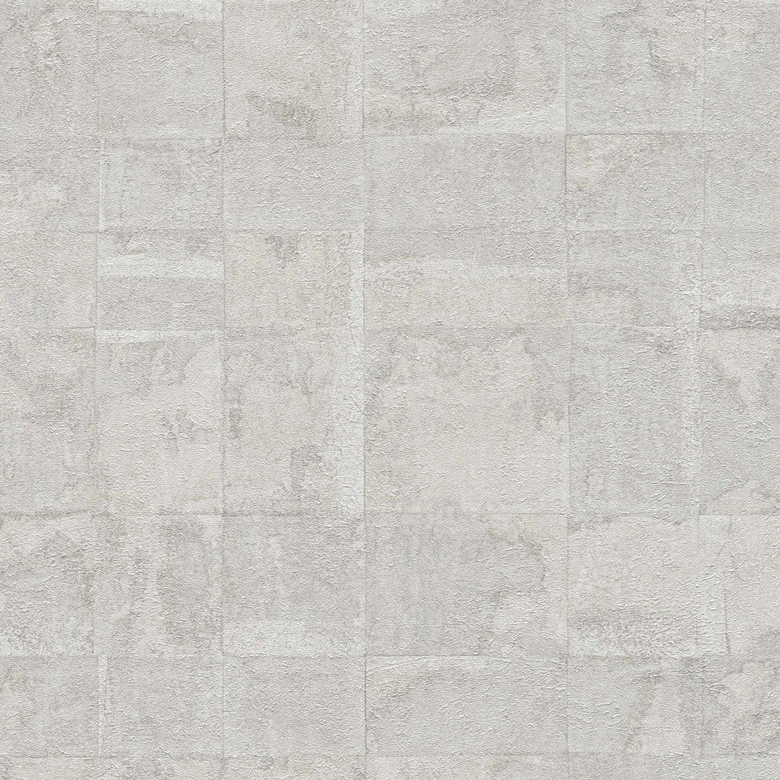 Papier peint texturé légèrement brillant en gris - papier peint aspect béton - papier peint intissé moderne 