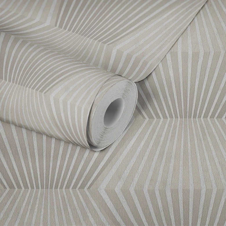 Livingwalls 3D Tapete Titanium 3 Vliestapete geometrisch grau, silber 
