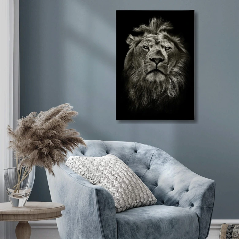 Leinwandbild Lion 