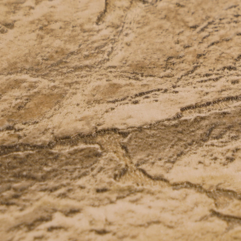 Vliestapete Tamika Raw Heritage Steinoptik Braun Beige - Maueroptik Putzoptik gelb metallic 