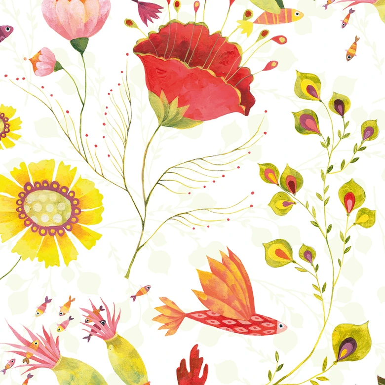 Furniture Wrap - Blanz - Phantastic Flowers 