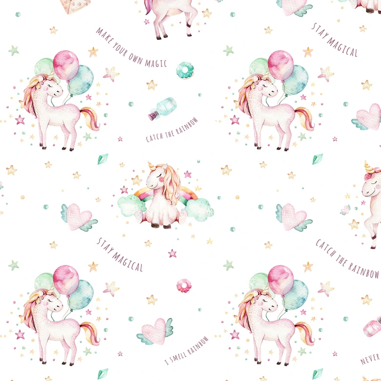 Furniture Kvilis - Sweet Unicorns – self adhesive 