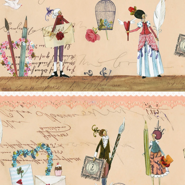 Vinilo adhesivo muebles Leffler - Poesía 