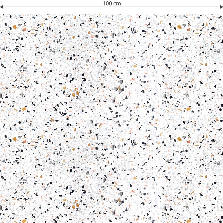 Möbelfolie, Dekofolie - abwischbar - Terrazzo 