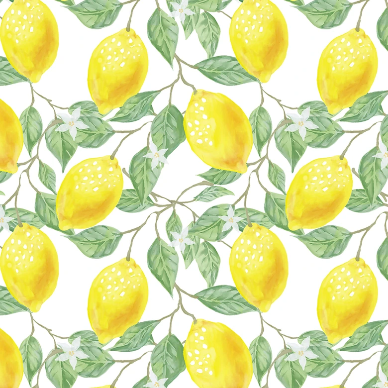 Möbelfolie Watercolour Lemons 