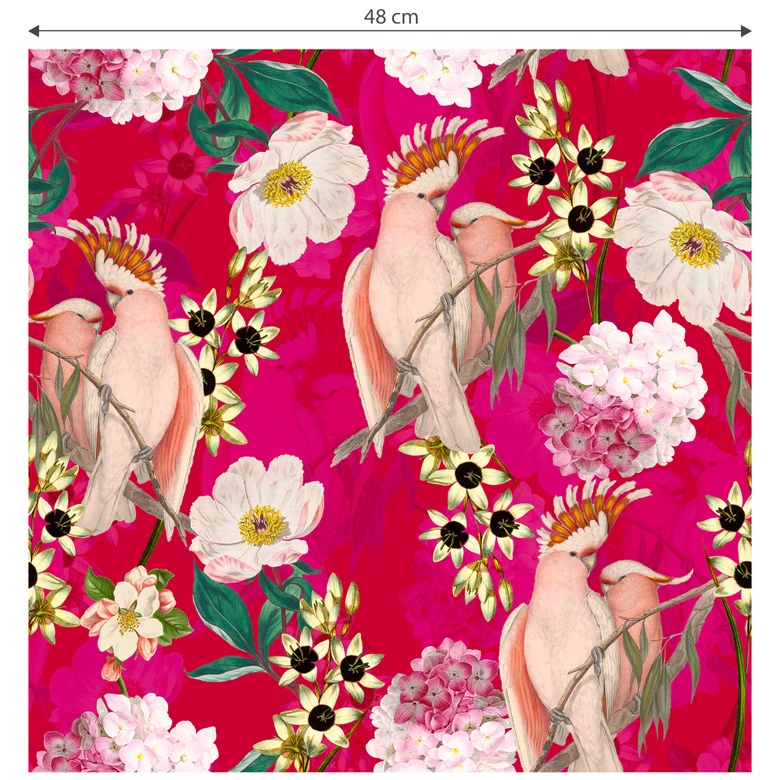 Mustertapete UN Designs - Paradiesisch Pink 