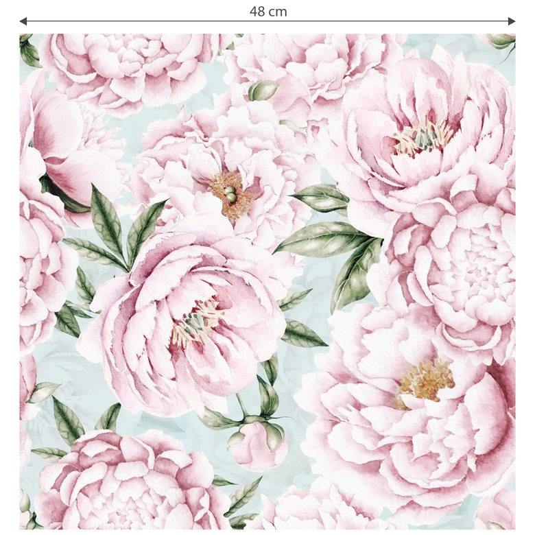 Mustertapete UN Designs - Pink Paeonia 