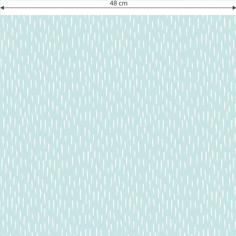 Mustertapete Pinselstriche 02 - mint 