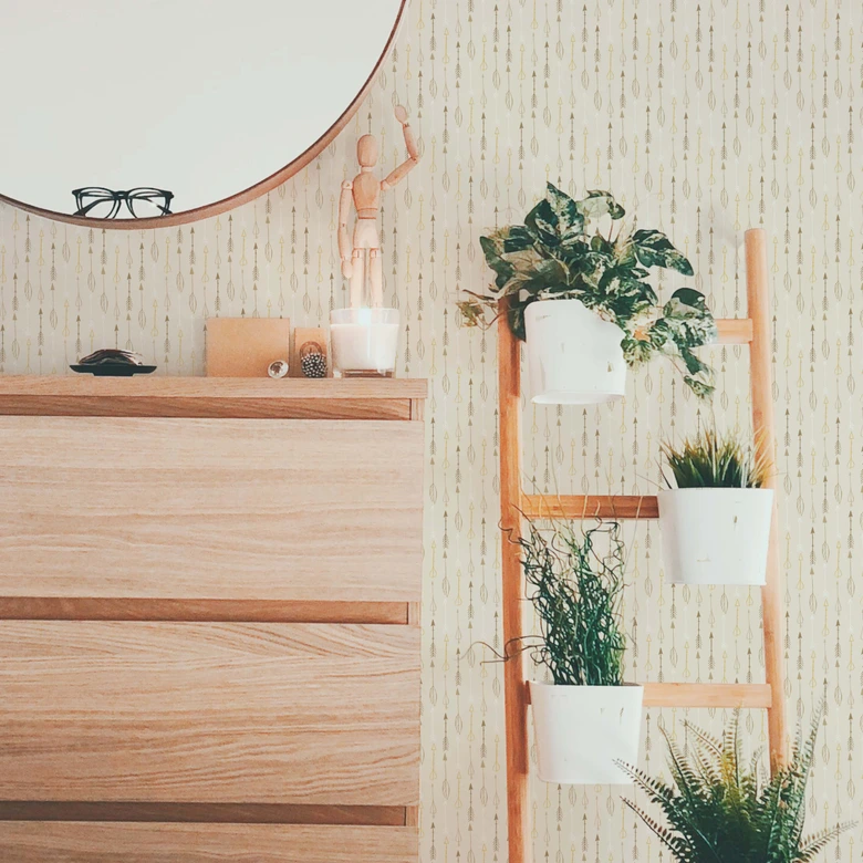 Mustertapete Pfeil und Bogen - Beige 