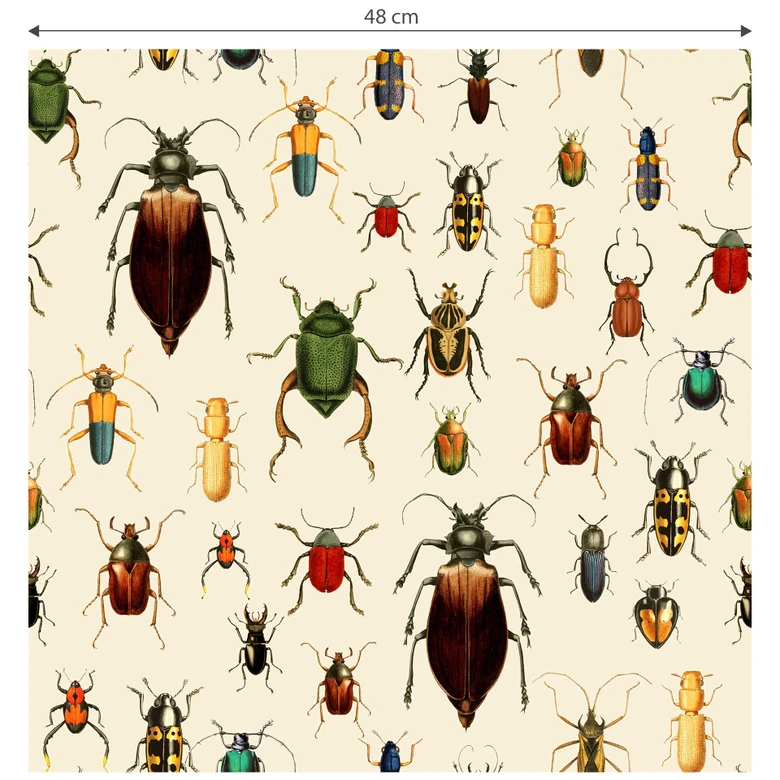 Papier peint à motifs UN Designs - Le paradis des scarabées 