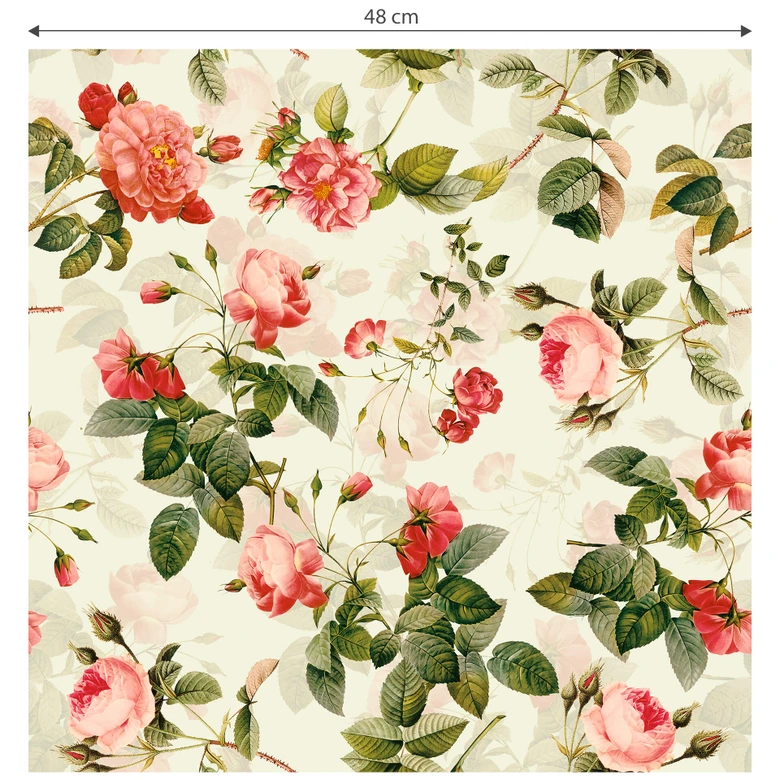 Papier peint à motifs UN Designs - Fleurs de pivoine 