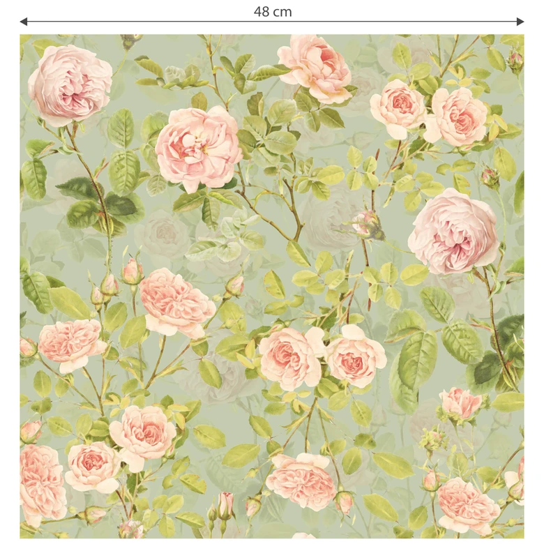 Mustertapete UN Designs - Rosengarten 