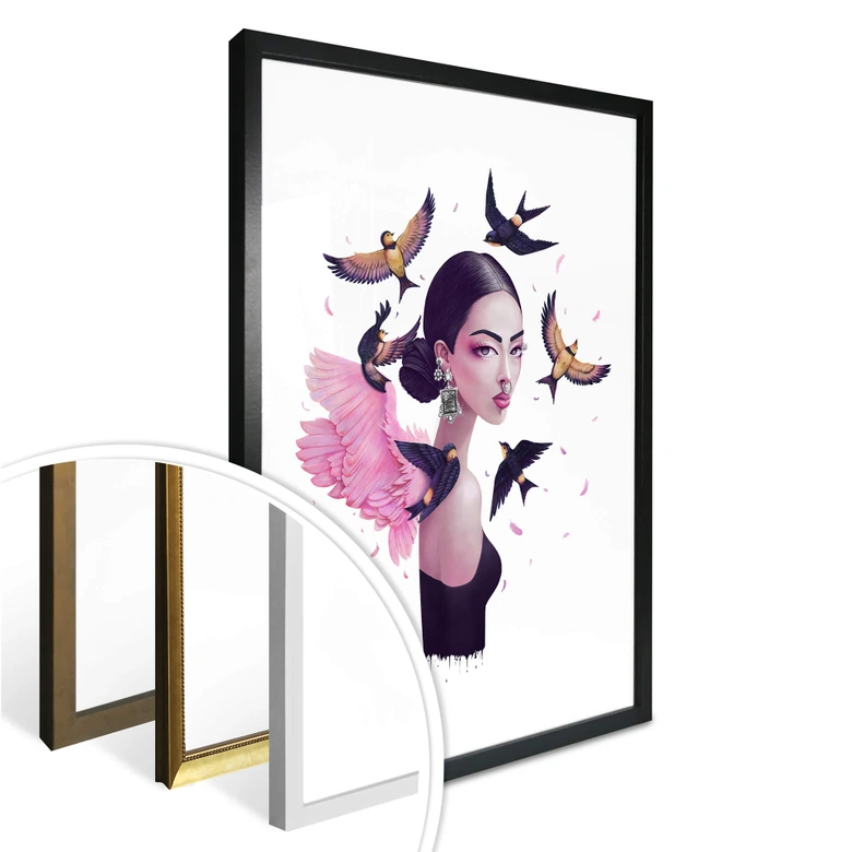 Poster Korenkova - Boho Girl 1 