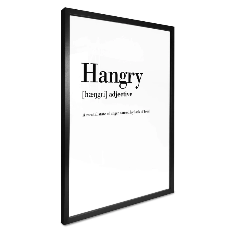 Poster Grammatik - Hangry 