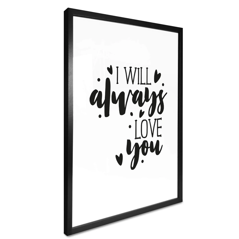 Poster I will always love you 