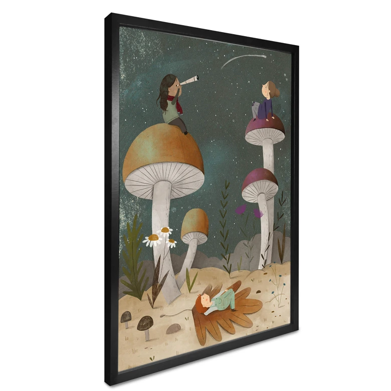Poster Loske - Etoiles dans le ciel 