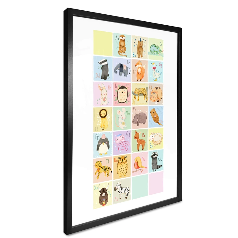 Poster Loske - Tierisches Alphabet 