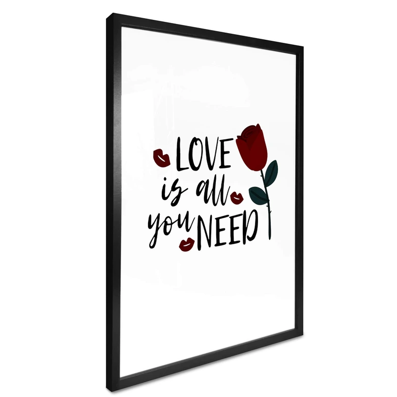 Plakat Miłość to wszystko, czego potrzebujesz 
