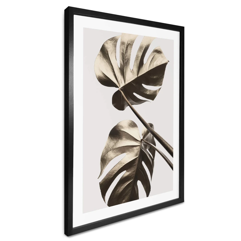 Poster 1X Studio - Goldene Monstera 