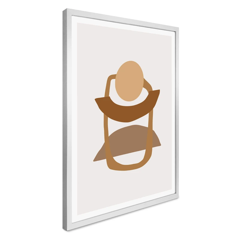 Póster Abstracción en equilibrio 