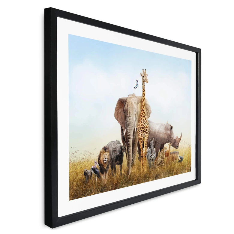 Poster Animaux africains 