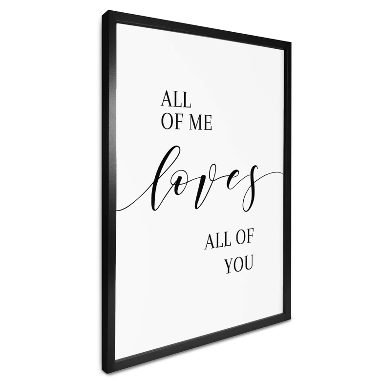 Poster All of me loves all of you 