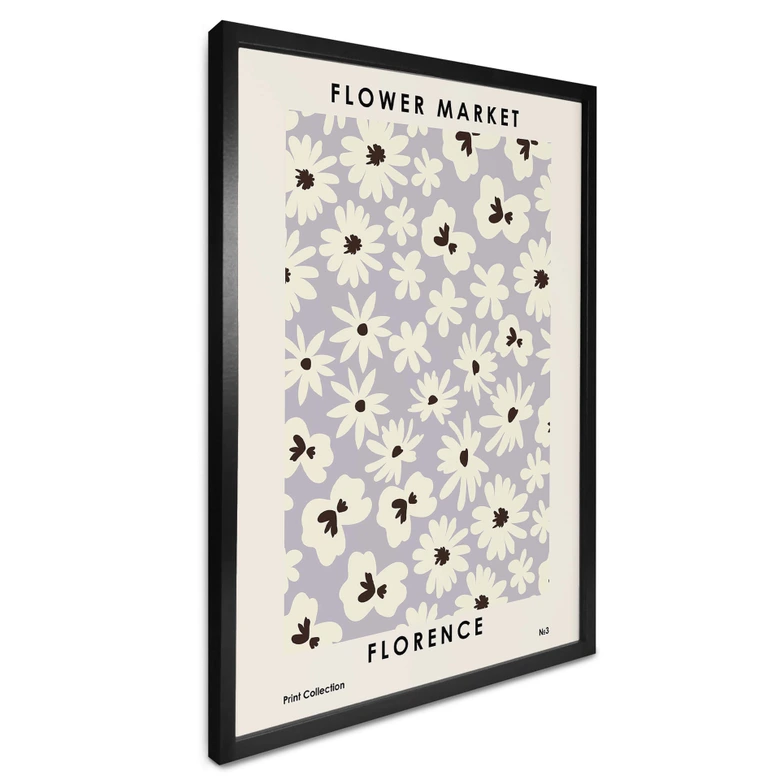 Plakat NKTN - Targ kwiatowy we Florencji 