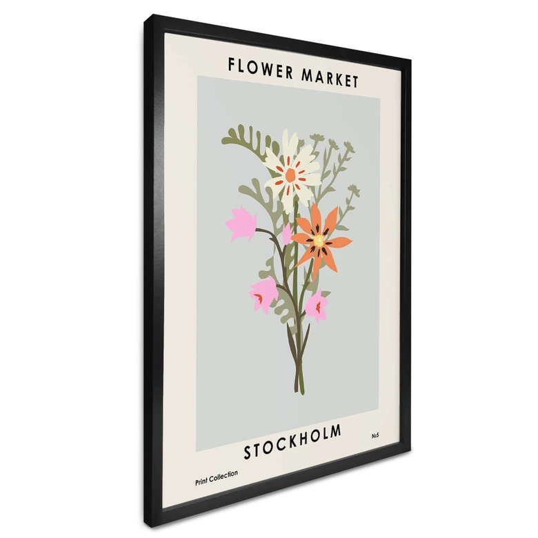 Plakat NKTN - Giełda kwiatowa - Sztokholm 