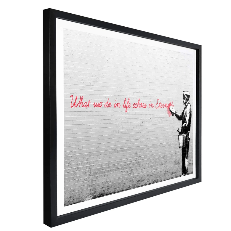 Poster Banksy - Ekon i evigheten 