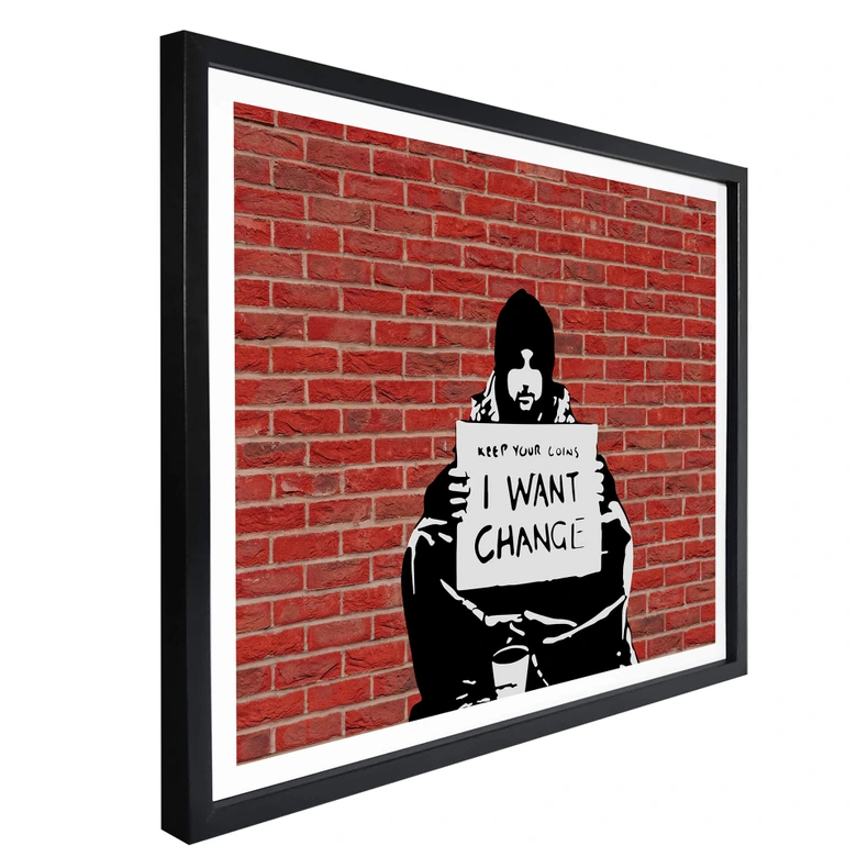 Poster Banksy - Keep Coins 