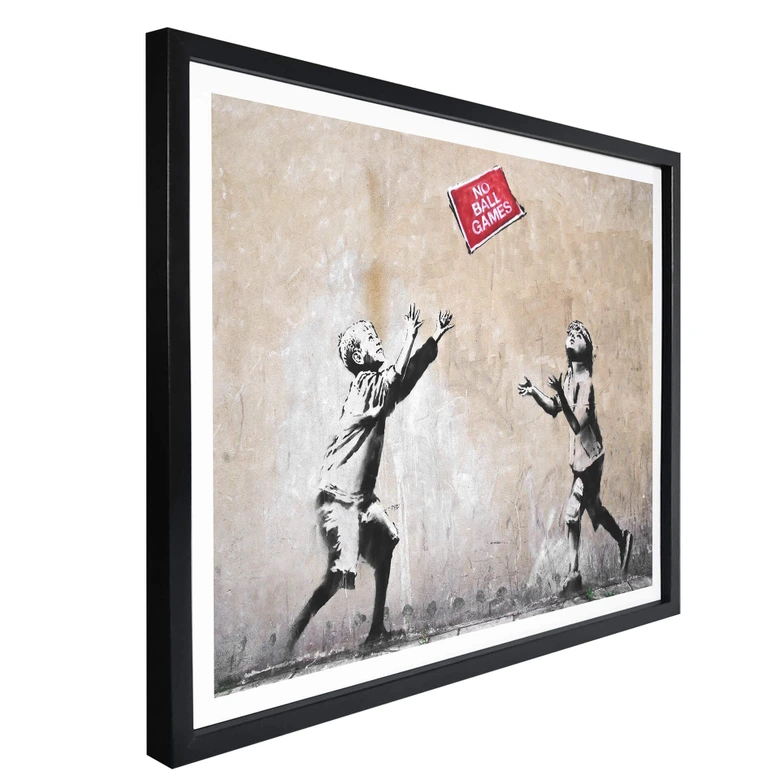 Poster Banksy - No Ball Games 