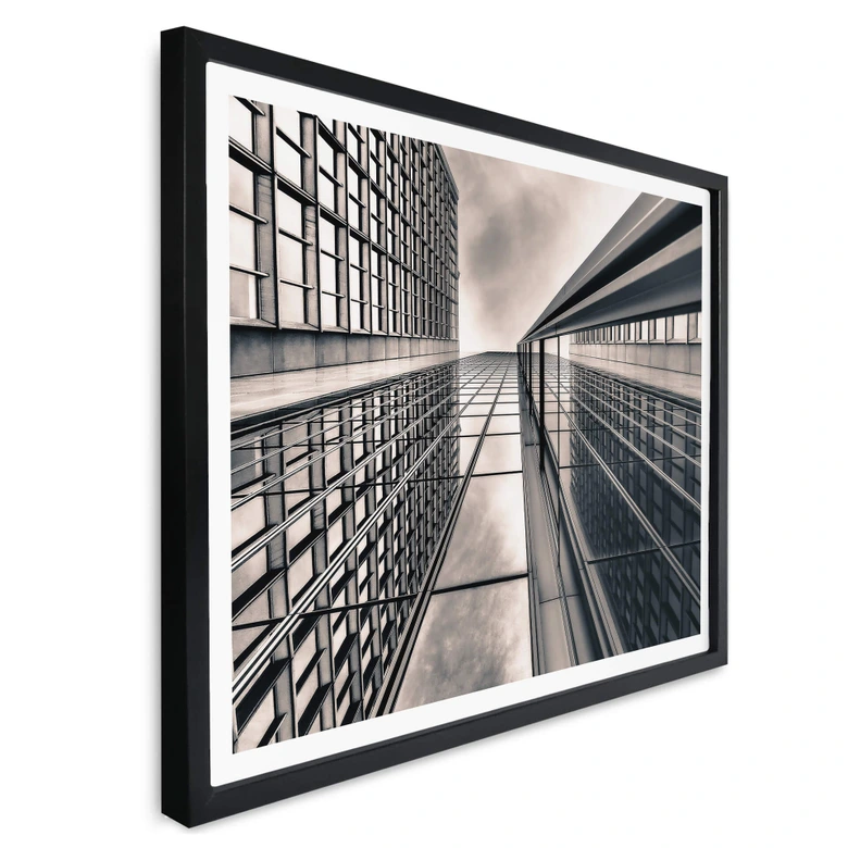 Poster Brown - Wolkenkratzer 