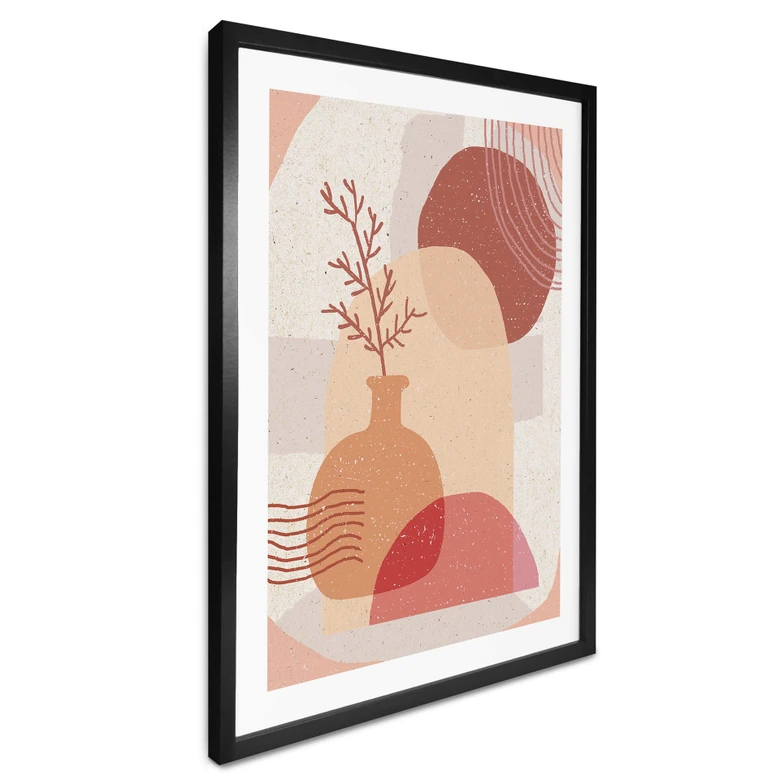 Poster Demir - Boho Illustration einer Pflanze 