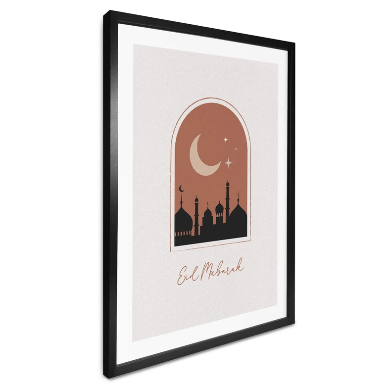 Poster Eid Mubarak bei Nacht 
