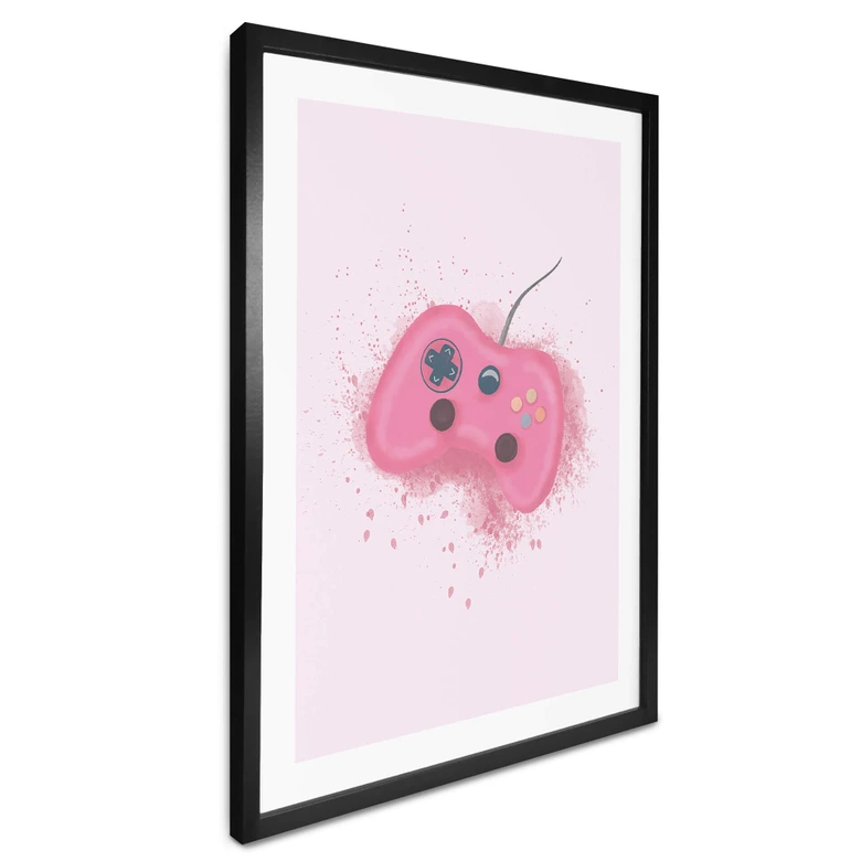 Poster Eleonora - Pink Gaming Controller 