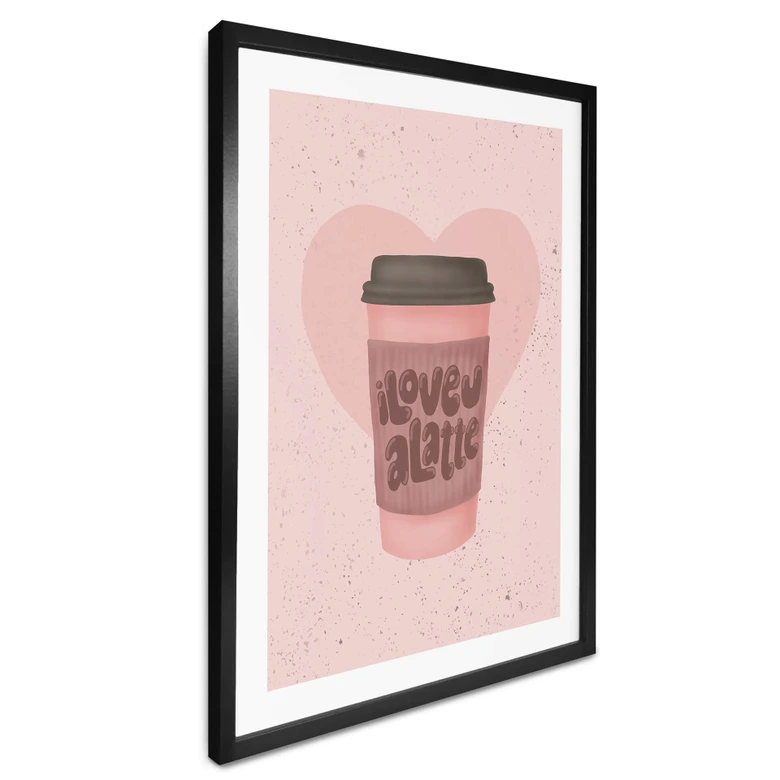 Póster Café - Eleonora - Love you a Latte 