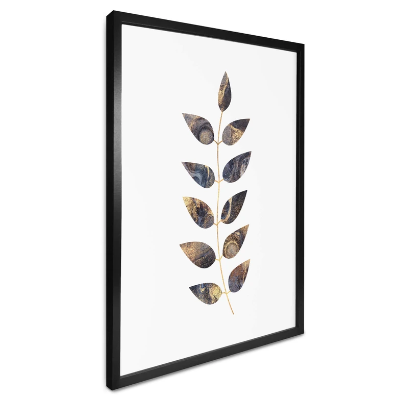 Poster Fredriksson - Feuilles marbrées 