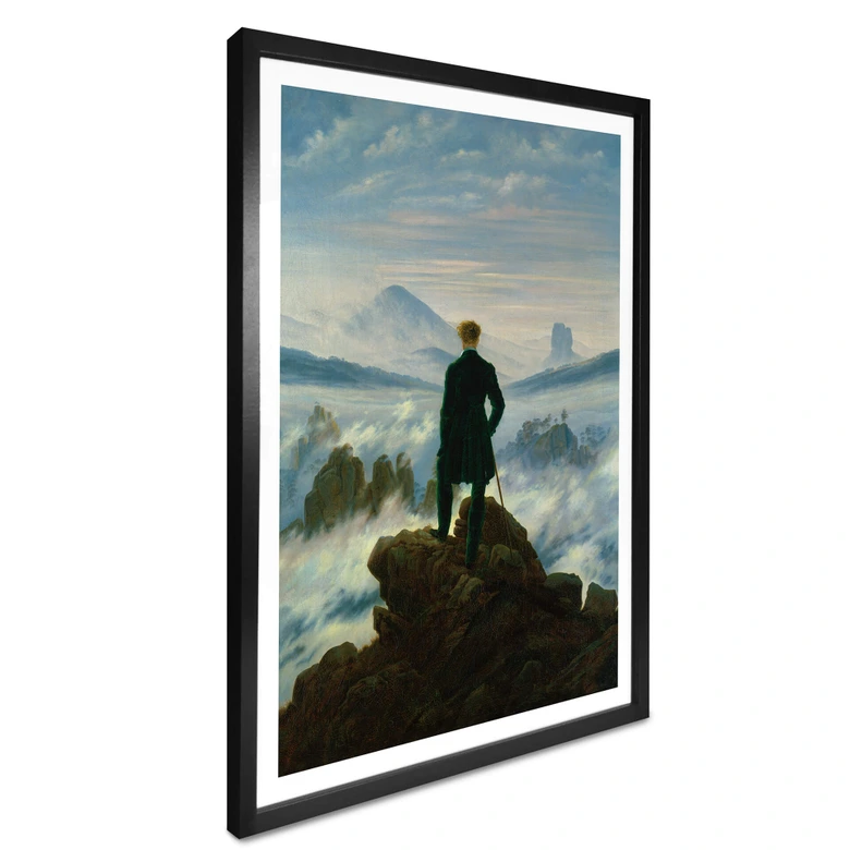 Poster Friedrich - Der Wanderer über dem Nebelmeer - aus der LandIDEE Wohnen & Deko Kollektion 