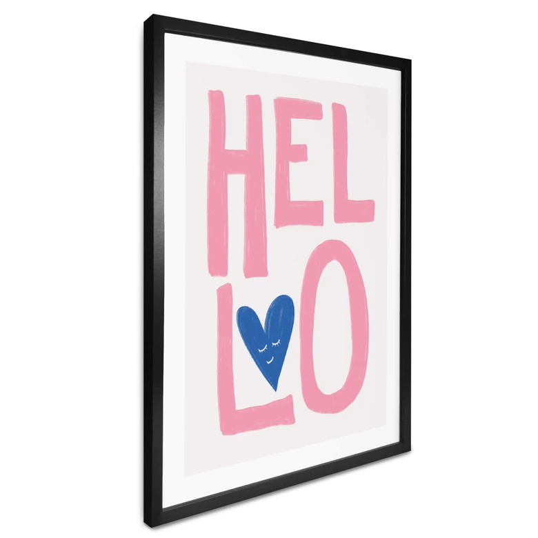 Poster Hello - Fritsch - En vänlig hälsning 