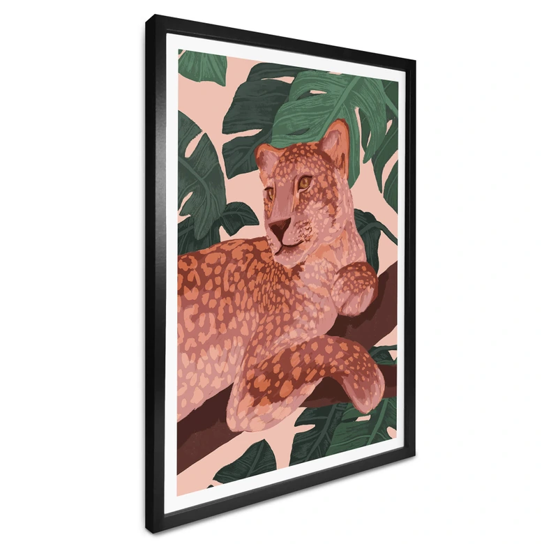 Poster Goed Blauw - Goldener Panther 