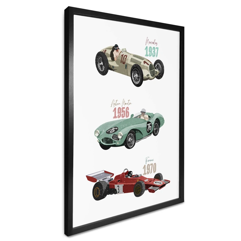 Poster Goed Blauw - Oldtimers 