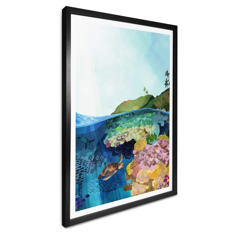 Póster Goed Blauw - Bajo el agua 