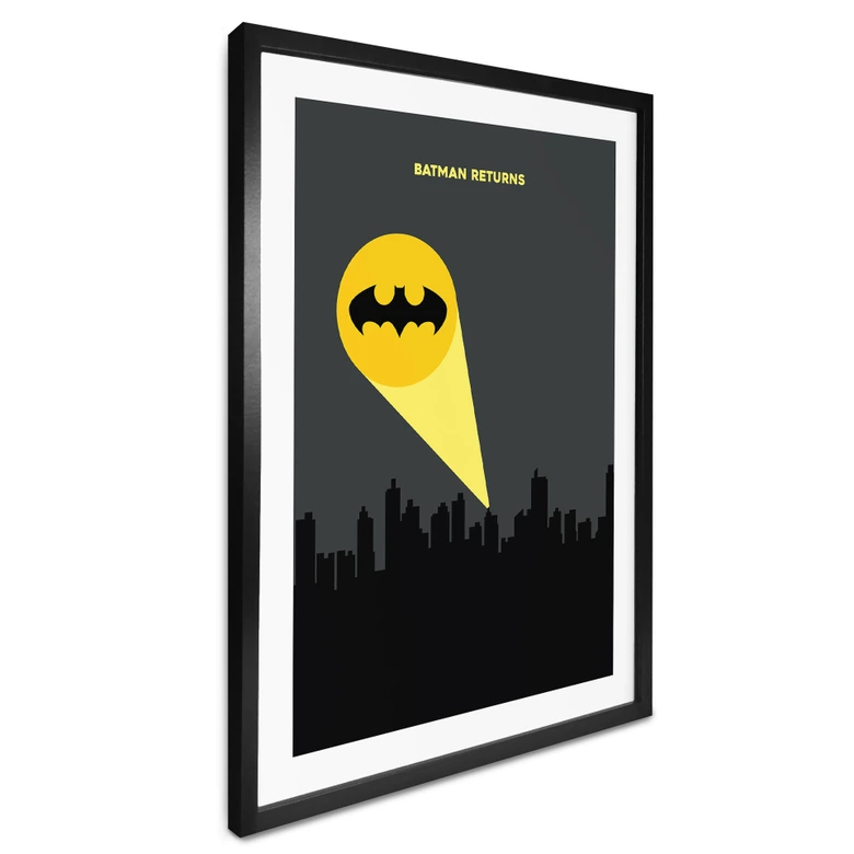 Cartel inspirado en la película "El regreso de Batman" - Gomes 